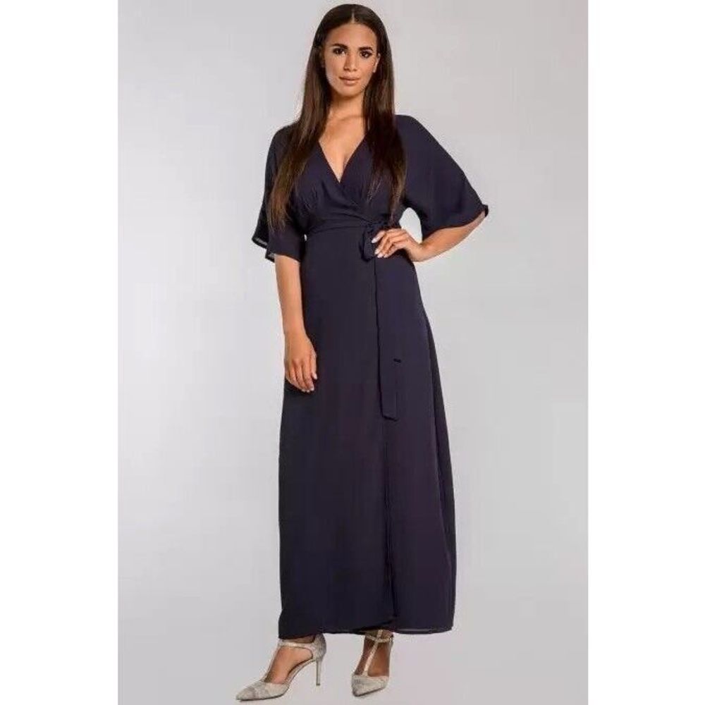 Standards & Practices Olivia Kimono Wrap Maxi Dress Size XL. A37